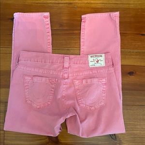 COPY - True Religion ‘Lizzy’ Capris Sz 28 Pink